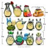 12pcs Studio Ghibli Totoro Mini Resin Action Figures Hayao Miyazaki Miniature Cake Toppers Figurines Dolls Garden 1 - Ghibli Mall