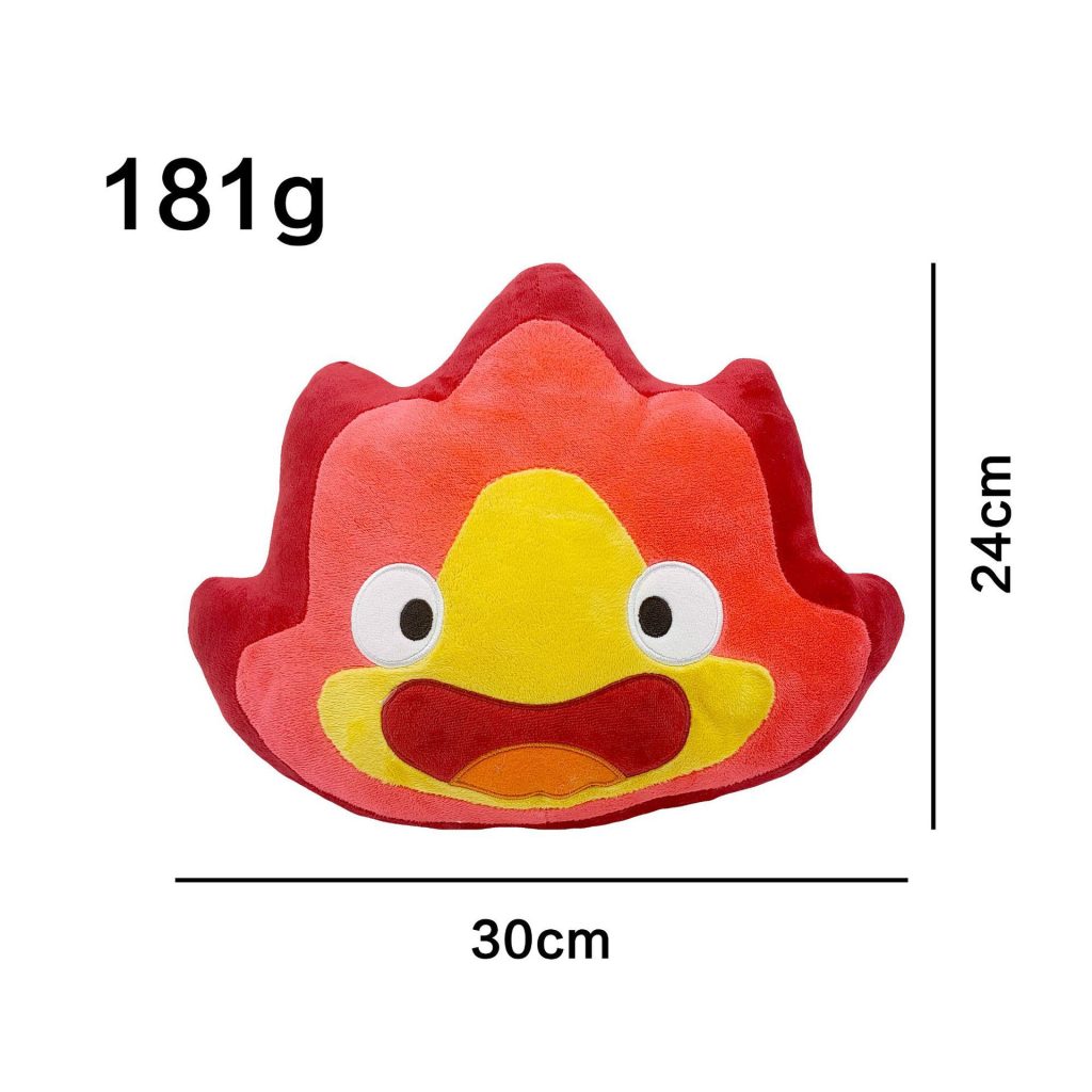24CM New Calcifer Plush Toys Cartoon Filled Soft Dolls Children Christmas Gifts Home Decorative Toys Wholesale 5 - Ghibli Mall