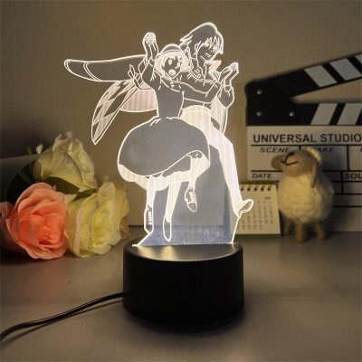 3D Led Lamp Spirited Away No Face Man Totoro Action Figure Nightlight Cute Room Decor Light 7 - Ghibli Mall