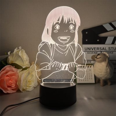 3D Led Lamp Spirited Away No Face Man Totoro Action Figure Nightlight Cute Room Decor Light 9 - Ghibli Mall