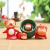4 Pcs set Kawaii Japan Anime Ponyo on The Cliff Resin Action Figures Gardening Fish Ornament - Ghibli Mall