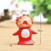 4 Pcs set Kawaii Japan Anime Ponyo on The Cliff Resin Action Figures Gardening Fish Ornament 2 - Ghibli Mall