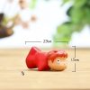 4 Pcs set Kawaii Japan Anime Ponyo on The Cliff Resin Action Figures Gardening Fish Ornament 4 - Ghibli Mall
