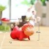 4 Pcs set Kawaii Japan Anime Ponyo on The Cliff Resin Action Figures Gardening Fish Ornament 5 - Ghibli Mall