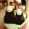 40 60cm Funny Spirited Away Faceless Man No Face Plush Toys No Face Ghost Kaonashi Stuffed 1 - Ghibli Mall