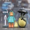 4pcs lot 3 5cm Anime My Neighbor Totoro Action Figure Toy Hayao Miyazaki Mini Garden PVC 3 - Ghibli Mall