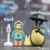 4pcs lot 3 5cm Anime My Neighbor Totoro Action Figure Toy Hayao Miyazaki Mini Garden PVC 4 - Ghibli Mall