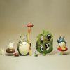 Anime Miyazaki Hayao My Neighbor Totoro with Umbrella Fried charcoal Figure Birthday gift Collectible Model ToyGarden 1 - Ghibli Mall