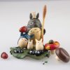 Anime Miyazaki Hayao My Neighbor Totoro with Umbrella Fried charcoal Figure Birthday gift Collectible Model ToyGarden 2 - Ghibli Mall