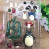 Anime Miyazaki Hayao My Neighbor Totoro with Umbrella Fried charcoal Figure Birthday gift Collectible Model ToyGarden 3 - Ghibli Mall