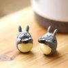Anime My Neighbor Kawaii Totoro with Bowl Micro Fairy Garden Miniature Decoration Figures Terrarium Dollhouse DIY 1 - Ghibli Mall
