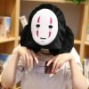 Creative Funny Spirited Away Movie Faceless Man No Face Plush Toy Ghost Kaonashi Stuffed U Shape 3 - Ghibli Mall