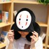 Creative Funny Spirited Away Movie Faceless Man No Face Plush Toy Ghost Kaonashi Stuffed U Shape 4 - Ghibli Mall