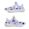 Ghibli Character Light Blue Yeezy Shoes - Ghibli Mall