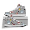 Ghibli Characters Grey AJ Shoes - Ghibli Mall