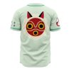 Raging Princess Mononoke SG AOP Baseball Jersey BACK Mockup - Ghibli Mall