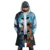 Raging Princess Mononoke SG AOP Hooded Cloak Coat FRONT Mockup - Ghibli Mall