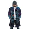 Sea Creatures Ponyo SG AOP Hooded Cloak Coat FRONT Mockup - Ghibli Mall
