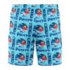 Sea Creatures Ponyo Studio Ghibli Hawaiian Shorts BACK Mockup - Ghibli Mall