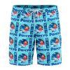 Sea Creatures Ponyo Studio Ghibli Hawaiian Shorts FRONT Mockup Knot - Ghibli Mall