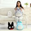 Studio Ghibli Cute Totoro Plush Pillow Stuffed Kiki Totoro Toy Japanese Anime Figure Soft Doll Home - Ghibli Mall