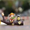 Studio Ghibli Miniature Ornaments Japanese Cartoon Totoro Decoration Home Room Decor Garden Desk Cute Ornaments Miniature 1 - Ghibli Mall