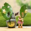 Studio Ghibli Miniatures Japanese Anime Totoro Ornament Miyazaki Fairy Garden Ornament Home Room Decor Cute Mini 1 - Ghibli Mall