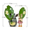 Studio Ghibli Miniatures Japanese Anime Totoro Ornament Miyazaki Fairy Garden Ornament Home Room Decor Cute Mini 5 - Ghibli Mall