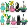 Studio Ghibli Totoro Miniatures PVC Action Figures Spirited Away No Face Man Hayao Miyazaki Mini Figurines 4 - Ghibli Mall