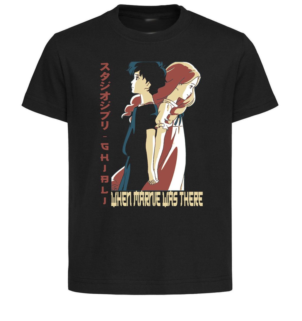 T Shirt Unisex Black Japanese Style Ghibli When Marnie Was There LL3681 43054.1701874155 - Ghibli Mall