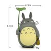 Totoro Japanese Anime 3 5 5cm Mini Tonari no Totoro with Lotus leaf Mini Cartoon Figures 3 - Ghibli Mall