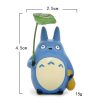 Totoro Japanese Anime 3 5 5cm Mini Tonari no Totoro with Lotus leaf Mini Cartoon Figures 4 - Ghibli Mall