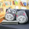 Totoro Plush Pillow Multifunction 3 in 1 Throw Pillow Totoro Hand Warm Pillow Cushion Baby Kids 1 - Ghibli Mall