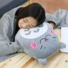 Totoro Plush Pillow Multifunction 3 in 1 Throw Pillow Totoro Hand Warm Pillow Cushion Baby Kids 5 - Ghibli Mall