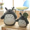 Totoro Plush Toy Cute Plush Cat Japanese Anime Figure Doll Plush Totoro With Lotus Leaf Kids 7 - Ghibli Mall