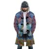 Trippy Castle in the Sky SG AOP Hooded Cloak Coat FRONT Mockup - Ghibli Mall