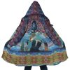 Trippy Castle in the Sky SG AOP Hooded Cloak Coat MAIN Mockup - Ghibli Mall
