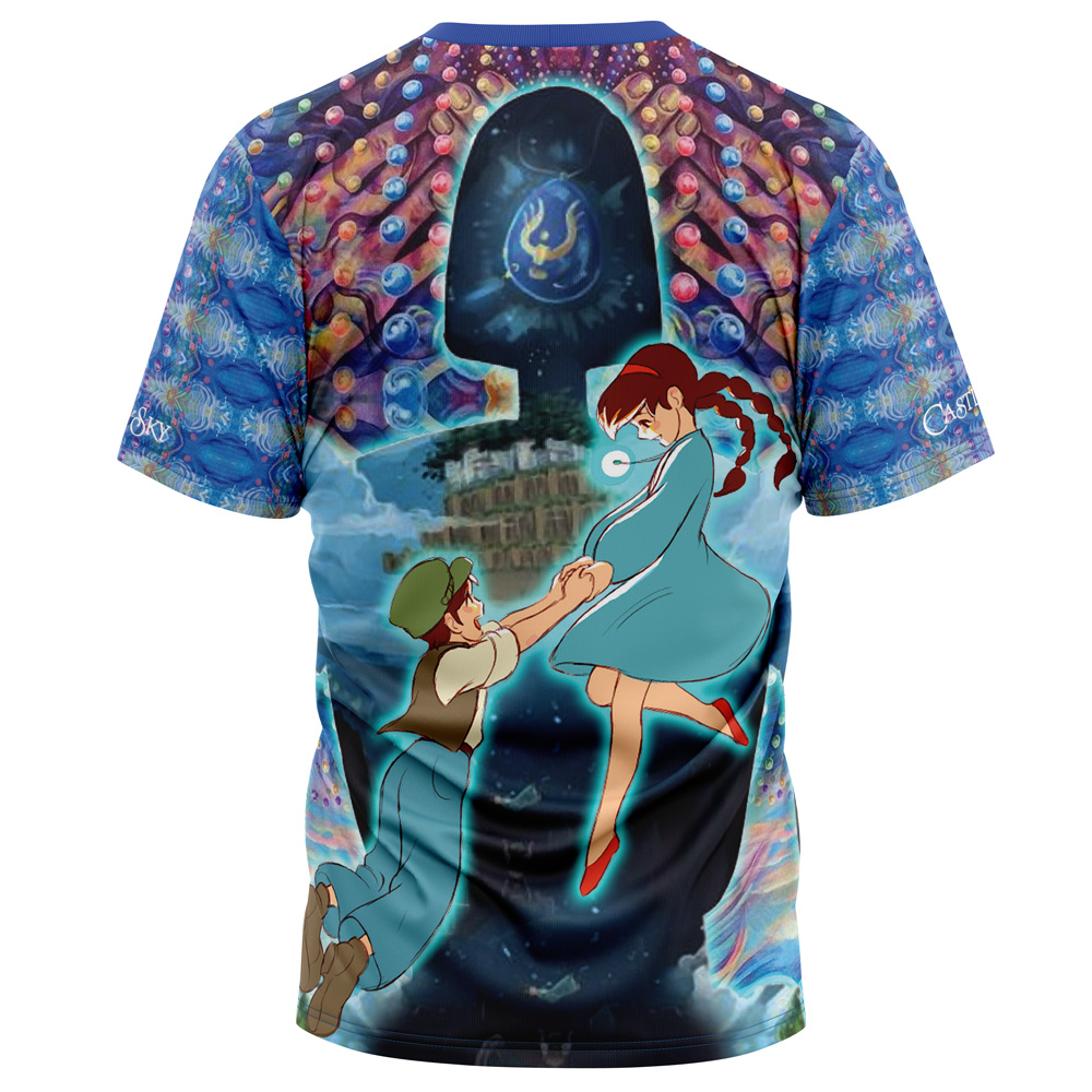 Trippy-Castle-in-the-Sky-Studio-Ghibli_T-Shirt-3D-BACK_Mockup.jpg Trippy Castle in the Sky Studio Ghibli T Shirt 3D BACK Mockup - Ghibli Mall
