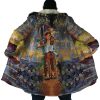 Trippy Grave of the Fireflies SG AOP Hooded Cloak Coat NO HOOD Mockup - Ghibli Mall