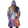 Trippy Howls Moving Castle SG AOP Hooded Cloak Coat BACK Mockup - Ghibli Mall