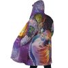Trippy Howls Moving Castle SG AOP Hooded Cloak Coat SIDE Mockup - Ghibli Mall