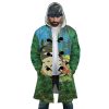 Trippy My Neighbor Totoro SG AOP Hooded Cloak Coat FRONT Mockup - Ghibli Mall