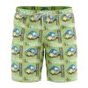 Trippy My Neighbor Totoro SG Hawaiian Shorts FRONT Mockup Knot - Ghibli Mall