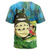 Trippy My Neighbor Totoro Studio Ghibli T Shirt 3D BACK Mockup - Ghibli Mall
