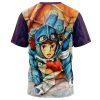 Trippy Nausicaa of the Valley of the Wind Studio Ghibli T Shirt 3D BACK Mockup - Ghibli Mall