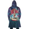 Trippy Ponyo SG AOP Hooded Cloak Coat BACK Mockup - Ghibli Mall