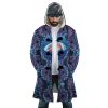 Trippy Ponyo SG AOP Hooded Cloak Coat FRONT Mockup - Ghibli Mall