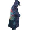 Trippy Ponyo SG AOP Hooded Cloak Coat RIGHT Mockup - Ghibli Mall