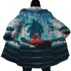 Trippy Porco Rosso SG AOP Hooded Cloak Coat NO HOOD Mockup - Ghibli Mall