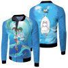 chihiro ogino cuddle nigihayami kohaku nushi haku for spirited away studio ghibli fan 1 fleece bomber jacketfyhbd - Ghibli Mall